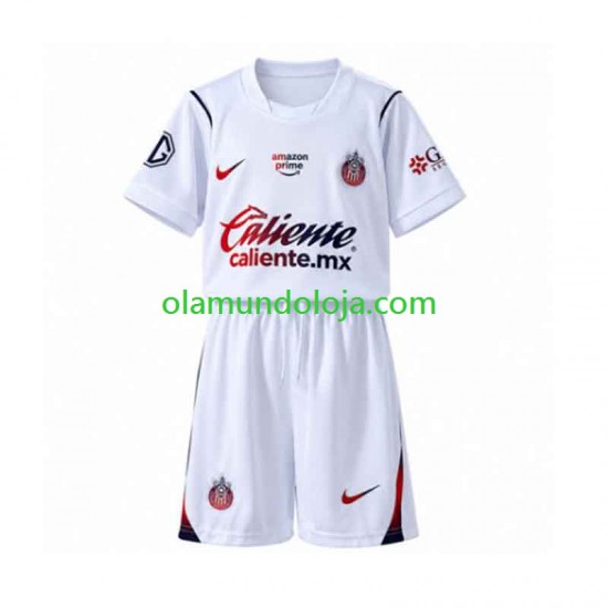 CD Guadalajara Camisola Criança Equipamento Segundo Manga Curta 2026-2027